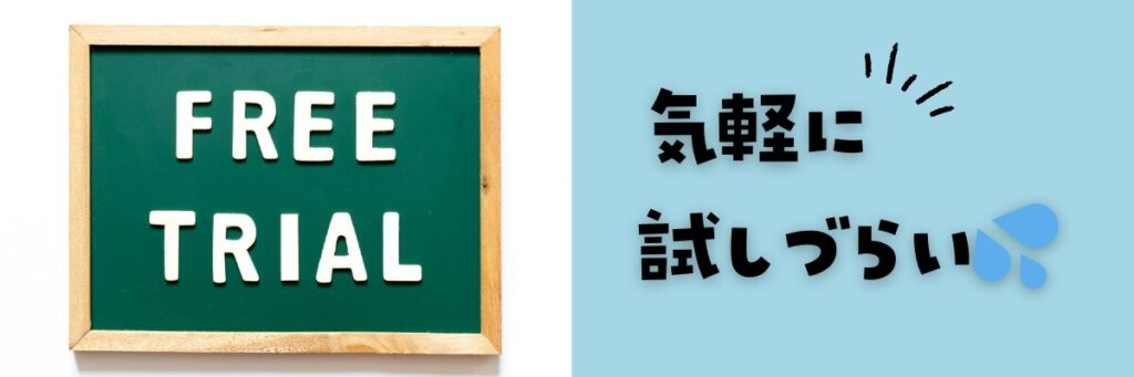 スマイルゼミ小学生コース　デメリット１　気軽に試せない